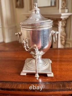 Dolls house Miniature 112 ARTISAN silver plated water heater by ALEC ROTHWELL