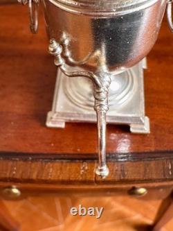 Dolls house Miniature 112 ARTISAN silver plated water heater by ALEC ROTHWELL