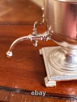 Dolls house Miniature 112 ARTISAN silver plated water heater by ALEC ROTHWELL