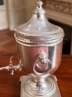 Dolls house Miniature 112 ARTISAN silver plated water heater by ALEC ROTHWELL