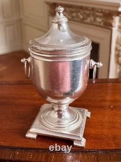 Dolls house Miniature 112 ARTISAN silver plated water heater by ALEC ROTHWELL