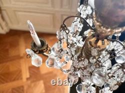 Dolls house Miniature 112 ARTISAN vintage three-arm chandelier