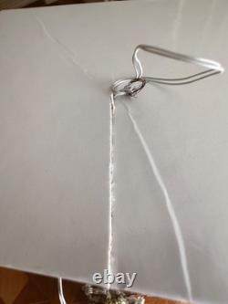 Dolls house Miniature 112 ARTISAN vintage three-arm chandelier