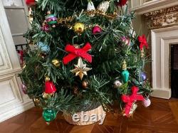 Dolls house Miniature 112 HANDCRAFTED fully decorated Christmas tree