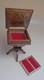 Dolls House Miniature Artisan Handmade Inlaid Walnut Sewing Table Unsigned