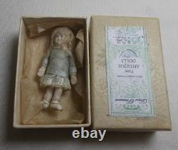 Dolls house Miniature DAVE PENNANT ANTIQUE FRENCH STYLE DOLL LIGHTLY AGED