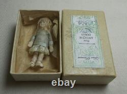 Dolls house Miniature DAVE PENNANT ANTIQUE FRENCH STYLE DOLL LIGHTLY AGED