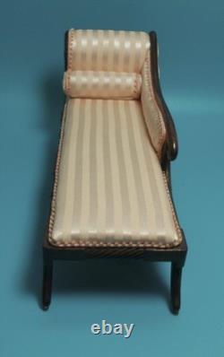 Dolls house Miniature English Artisan David Booth Chaise SEE DESCRIPTION