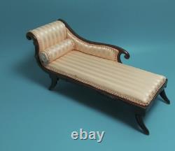 Dolls house Miniature English Artisan David Booth Chaise SEE DESCRIPTION