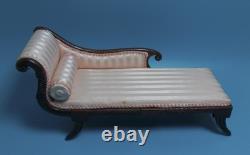 Dolls house Miniature English Artisan David Booth Chaise SEE DESCRIPTION