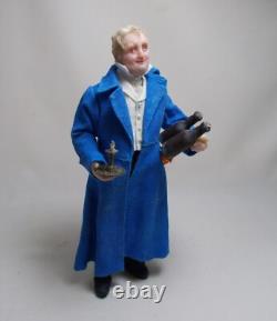 Dolls house Miniature HANDMADE ARTISAN CELLAR GENT MAN DOLL BY Lyubov Morozova