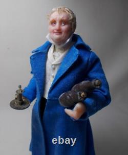 Dolls house Miniature HANDMADE ARTISAN CELLAR GENT MAN DOLL BY Lyubov Morozova