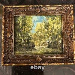 Dolls house Miniature OIL PAINTING BY DAVID EVANS