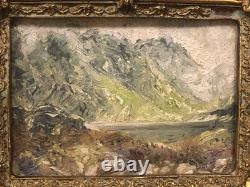 Dolls house Miniature OIL PAINTING BY DAVID EVANS