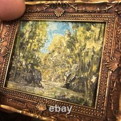 Dolls house Miniature OIL PAINTING BY DAVID EVANS