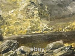 Dolls house Miniature OIL PAINTING BY DAVID EVANS