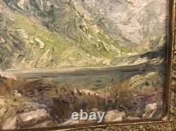 Dolls house Miniature OIL PAINTING BY DAVID EVANS