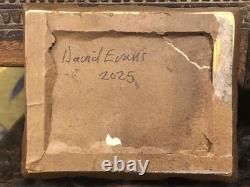 Dolls house Miniature OIL PAINTING BY DAVID EVANS