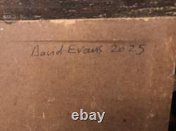 Dolls house Miniature OIL PAINTING of STILL LIFE BIRDS NEST BY DAVID EVANS