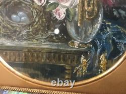 Dolls house Miniature OIL PAINTING of STILL LIFE BY DAVID EVANS