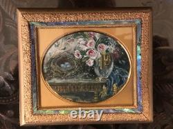 Dolls house Miniature OIL PAINTING of STILL LIFE BY DAVID EVANS