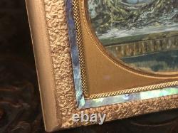 Dolls house Miniature OIL PAINTING of STILL LIFE BY DAVID EVANS