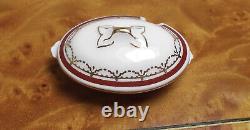 Dolls house Miniature STOKESAY WARE RED SOVEREIGN FOOTED TUREEN (A)