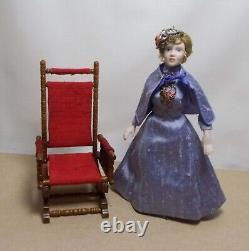 Dolls house Miniature Victorian Rocking Chair by Masters Miniatures