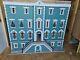Dolls House Blue/white Mansion 13 Rooms With Centre Stairs/lights 1.12th