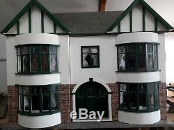 Dolls house emporium Fairbanks House decorated and lit 1/12 scale