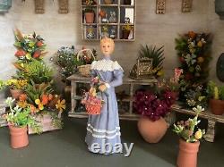 Dolls house miniature 1/12th scale bespoke flower shop diorama room box