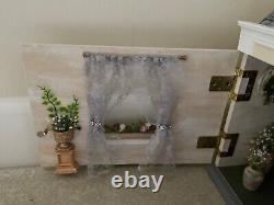 Dolls house miniature 1/12th scale bespoke flower shop diorama room box