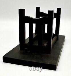 Dolls house miniature 112 ARTISAN Art Deco dining table set by CLIVE FELTON