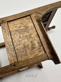 Dolls house miniature 112 ARTISAN C16 / Tudor chair by DAVID HURLEY