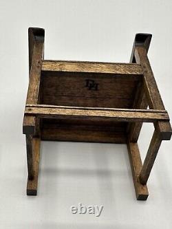 Dolls house miniature 112 ARTISAN C16 / Tudor chair by DAVID HURLEY