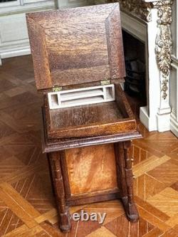 Dolls house miniature 112 ARTISAN Davenport desk by TREVOR HAMER