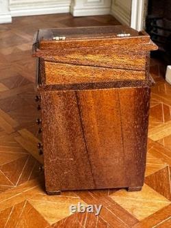 Dolls house miniature 112 ARTISAN Davenport desk by TREVOR HAMER