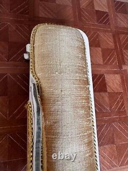 Dolls house miniature 112 ARTISAN French style Louis XV chaise longue