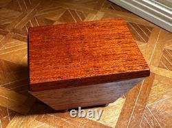 Dolls house miniature 112 ARTISAN Georgian Regency wine cellarette SIGNED