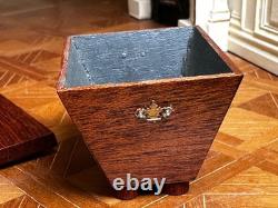 Dolls house miniature 112 ARTISAN Georgian Regency wine cellarette SIGNED