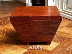 Dolls house miniature 112 ARTISAN Georgian Regency wine cellarette SIGNED