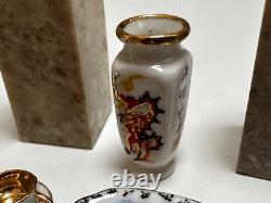 Dolls house miniature 112 ARTISAN Oriental job lot (1) sushi bonsai