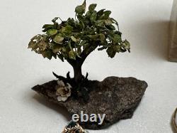 Dolls house miniature 112 ARTISAN Oriental job lot (1) sushi bonsai