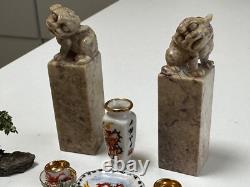 Dolls house miniature 112 ARTISAN Oriental job lot (1) sushi bonsai