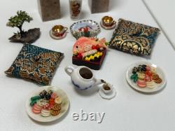 Dolls house miniature 112 ARTISAN Oriental job lot (1) sushi bonsai