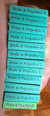 Dolls house miniature 112 ARTISAN'Pride & Prejudice' in 3 VOLUMES 12 books