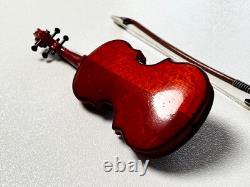 Dolls house miniature 112 ARTISAN Stradivarius violin by SJ Whitehouse 1989