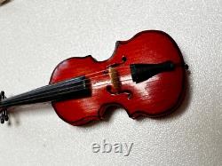 Dolls house miniature 112 ARTISAN Stradivarius violin by SJ Whitehouse 1989