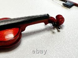 Dolls house miniature 112 ARTISAN Stradivarius violin by SJ Whitehouse 1989