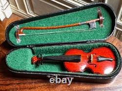 Dolls house miniature 112 ARTISAN Stradivarius violin by SJ Whitehouse 1989